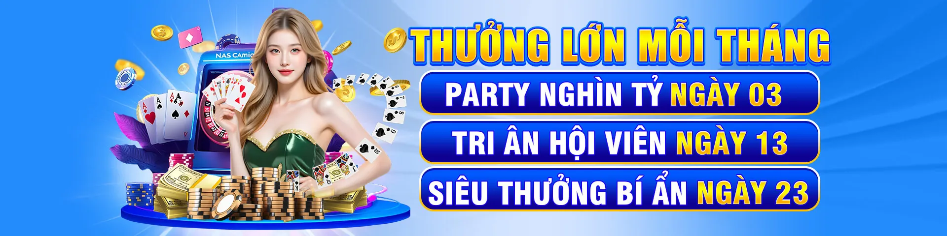 Hình ảnh chính của trang chủ với chủ đề đánh bài Tiến Lên và chiến thắng
